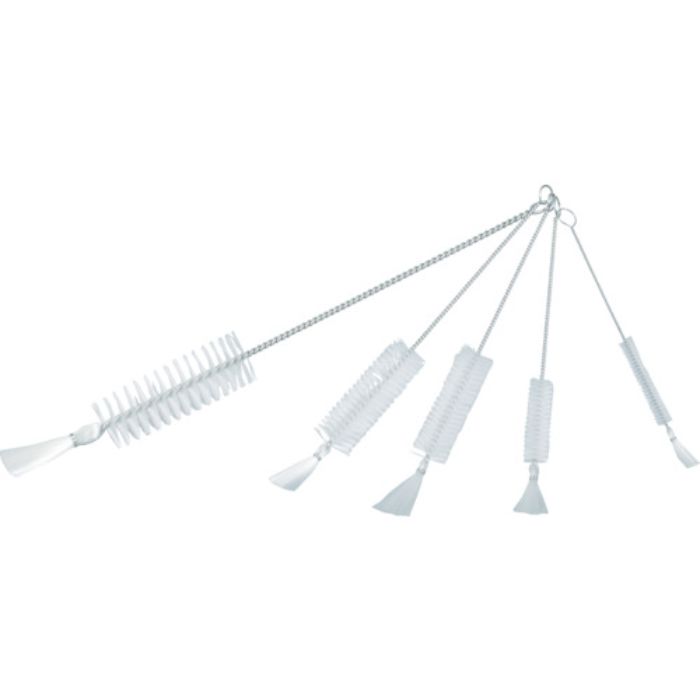 TRUSCO 理化学ブラシ 注射器用 ナイロン毛 ステンレス柄5cc用(Tcode:7656521)