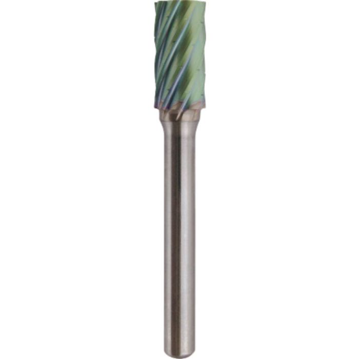 NRS 超硬バー 円筒rvカット ACCコーティング 刃径10×刃長19×軸径6×軸長46 ロー付け(Tcode:3368914)