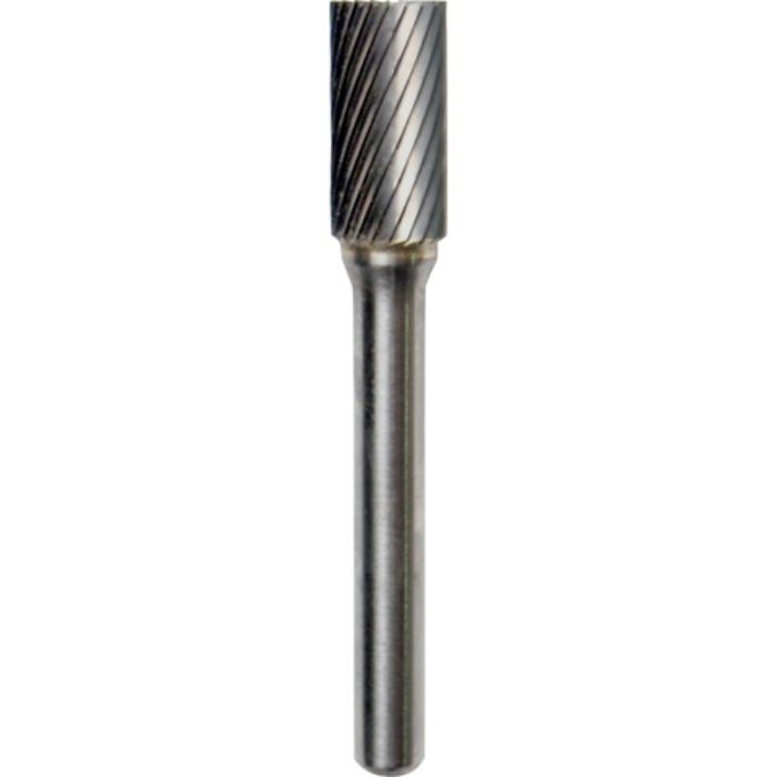 NRS 超硬バー 円筒刃付sカット 刃径10×刃長19×軸径6×軸長46 ロー付(Tcode:4353871)