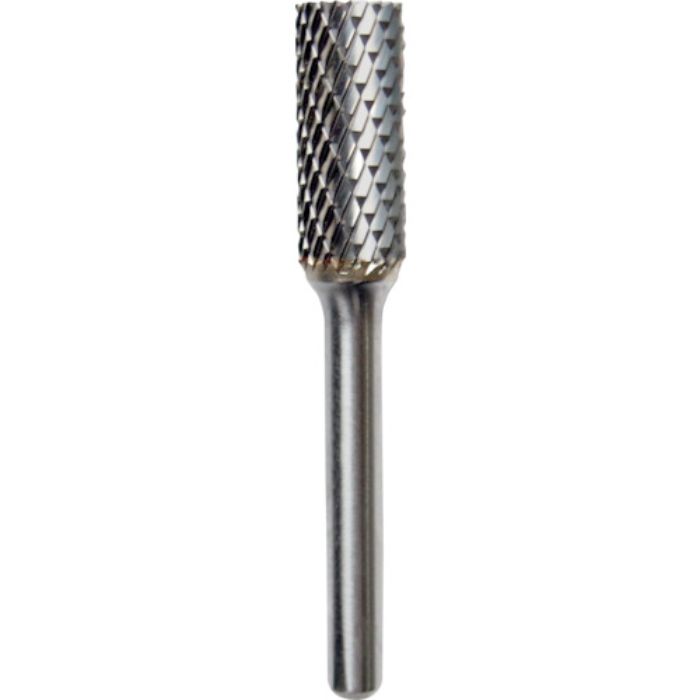 NRS 超硬バー 円筒刃付dカット 刃径11×刃長25×軸径6×軸長45 ロー付(Tcode:4353927)