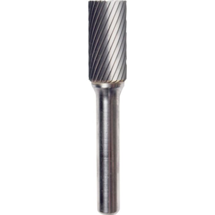 NRS 超硬バー 円筒刃付sカット 刃径12×刃長25×軸径8×軸長45 ロー付(Tcode:4354061)