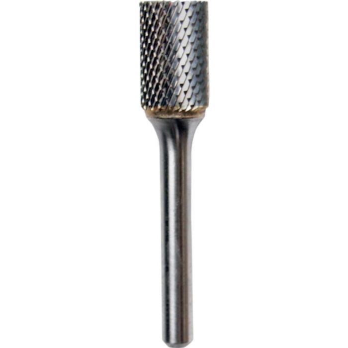 NRS 超硬バー 円筒刃付kカット 刃径12×刃長19×軸径6×軸長46 ロー付(Tcode:4354109)