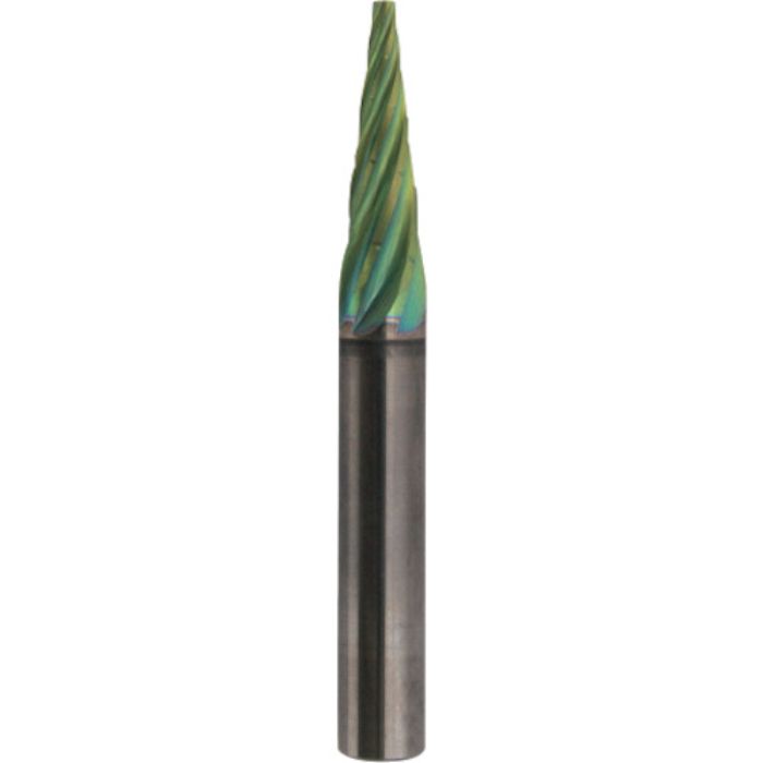 NRS 超硬バー 円錐rvカット ACCコーティング 刃径6×刃長22×軸径6×軸長28 超硬(Tcode:3368896)