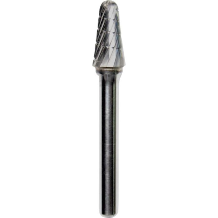 NRS 超硬バー テーパーcカット 刃径10×刃長20×軸径6×軸長45 ロー付(Tcode:4355253)