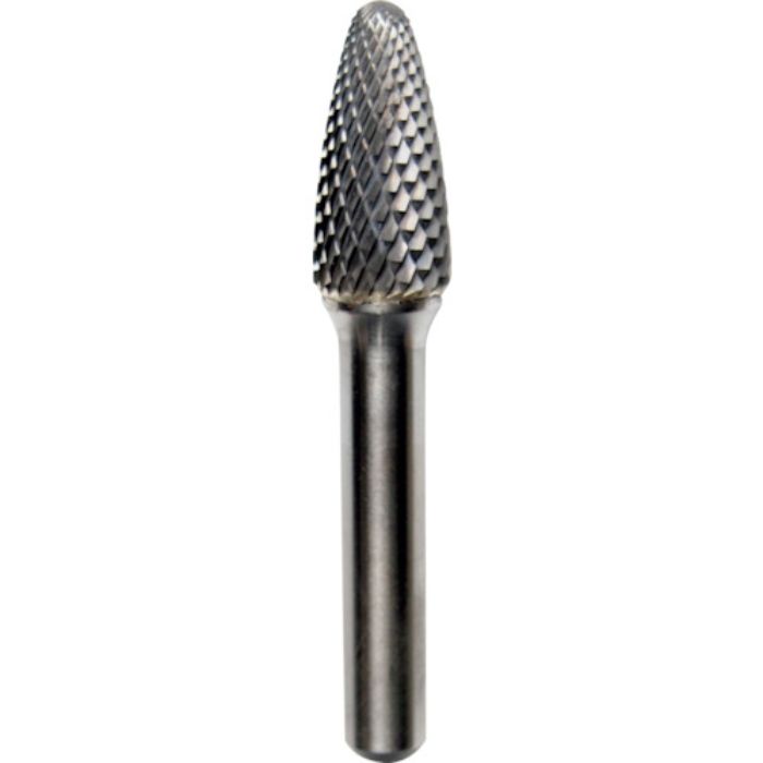 NRS 超硬バー ツクシdカット 刃径12×刃長25×軸径8×軸長45 ロー付(Tcode:4357035)