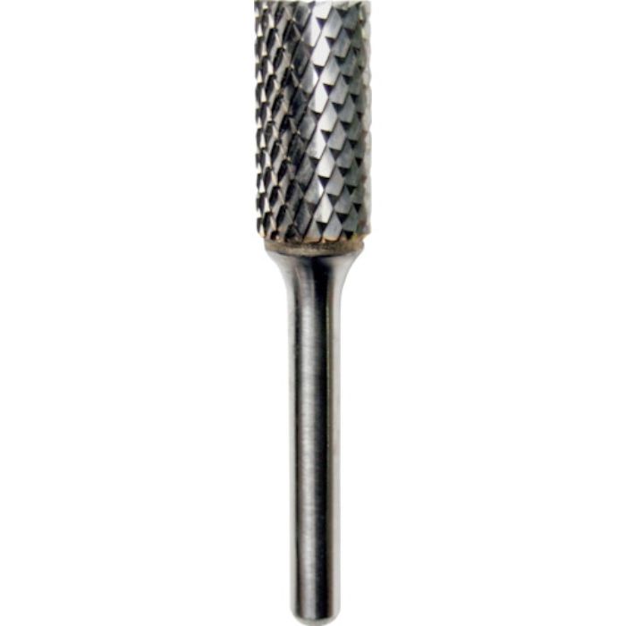 NRS 超硬バー 円筒刃付d-maxカット 刃径12×刃長25×軸径6×軸長45 ロー付(Tcode:4357159)