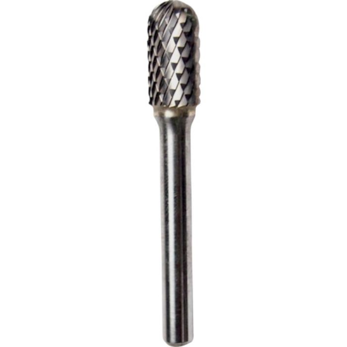 NRS 超硬バー 砲弾d-maxカット 刃径10×刃長19×軸径6×軸長46 ロー付(Tcode:4357175)