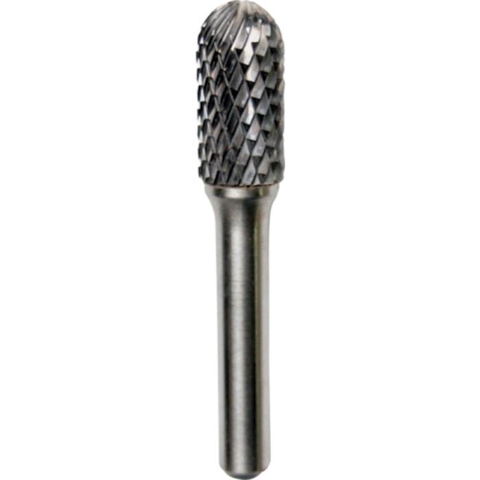 NRS 超硬バー 砲弾d-maxカット 刃径12×刃長25×軸径8×軸長45 ロー付(Tcode:4357205)