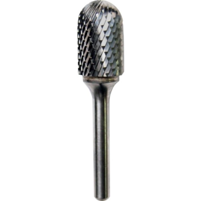 NRS 超硬バー 砲弾d-maxカット 刃径16×刃長25×軸径6×軸長45 ロー付(Tcode:4357221)