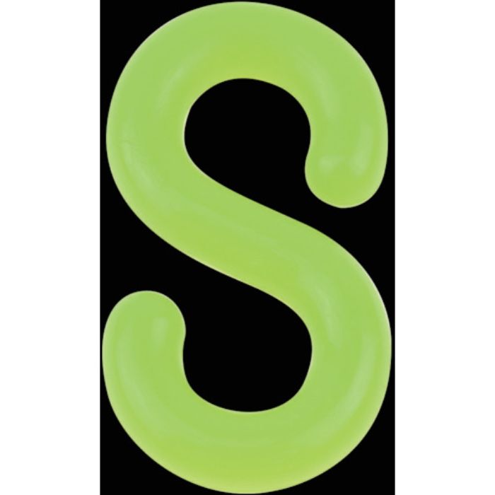 TRUSCO プラフックS型 蛍光イエロー 6MM (2個入)(Tcode:8195283)