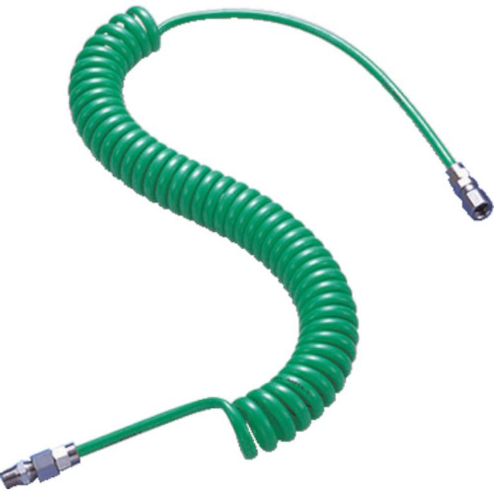 TRUSCO スパッタウレタンコイルホース 5X8mm 使用範囲2.5m(Tcode:2315271)