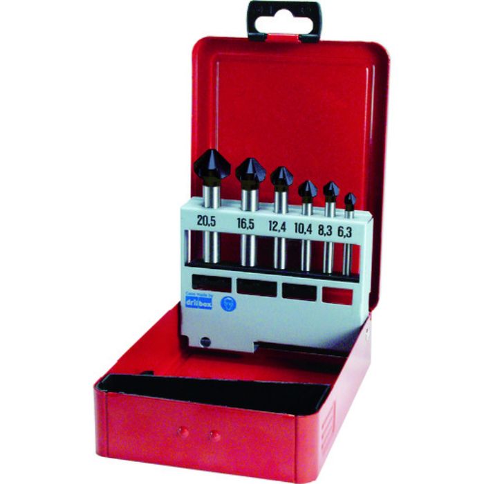 TRUSCO カウンターシンク 窒化チタンアルミナコーティング 6本組(Tcode:7949154)