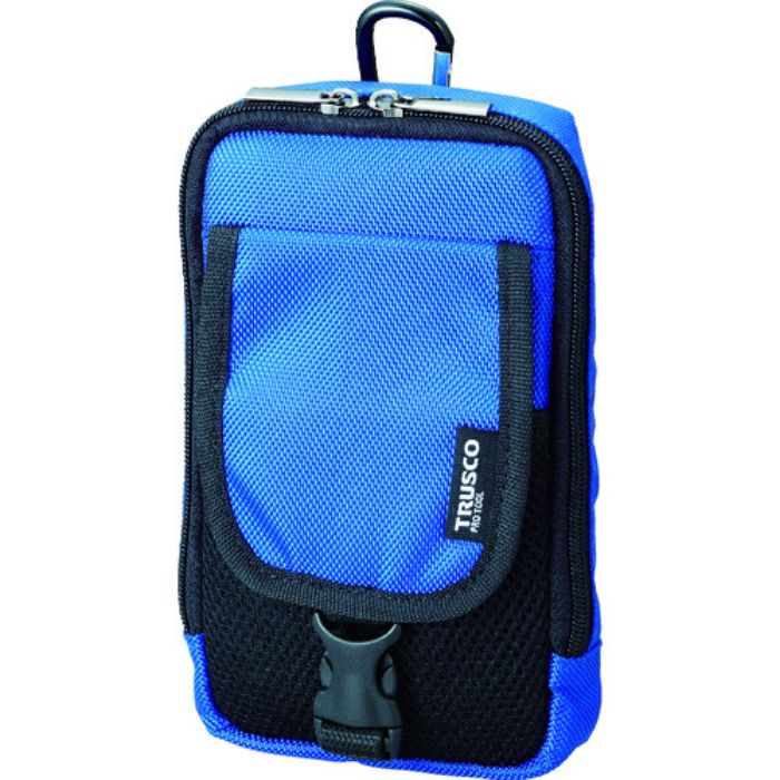 TRUSCO コンパクトツールケース ツーポケット ブルー(Tcode:3655946)
