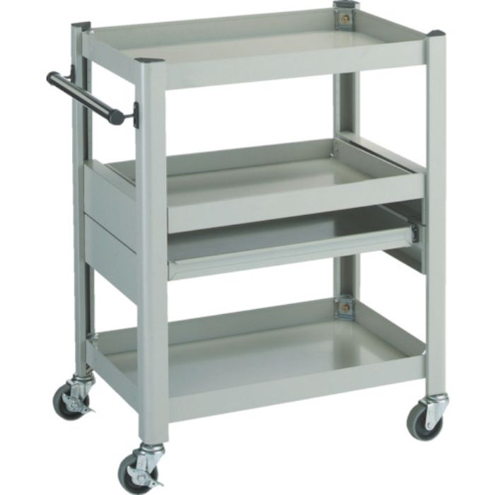 TRUSCO コンビネーションワゴン 643X427XH880 スライド棚付(Tcode:3047458)