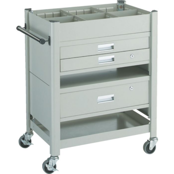 TRUSCO コンビネーションワゴン 643X427 引出・仕切板付(Tcode:3047504)