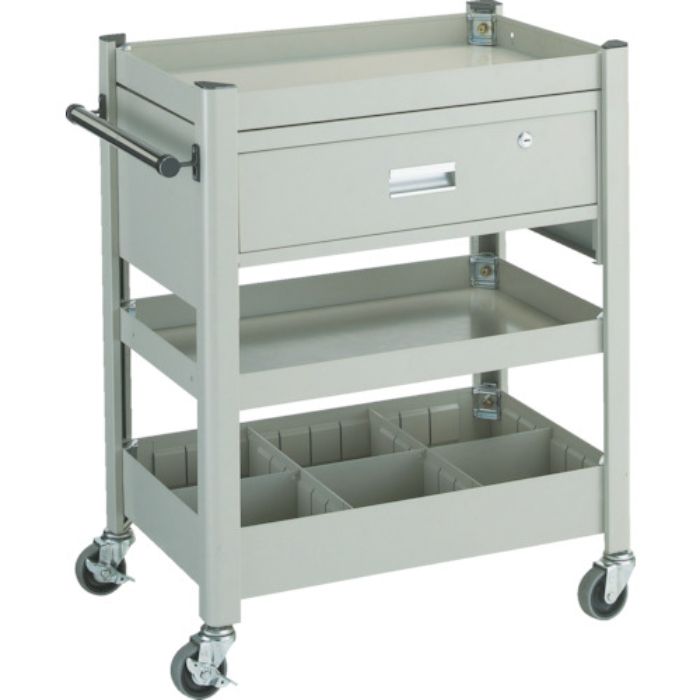 TRUSCO コンビネーションワゴン 643X427 引出・仕切板付(Tcode:3015190)