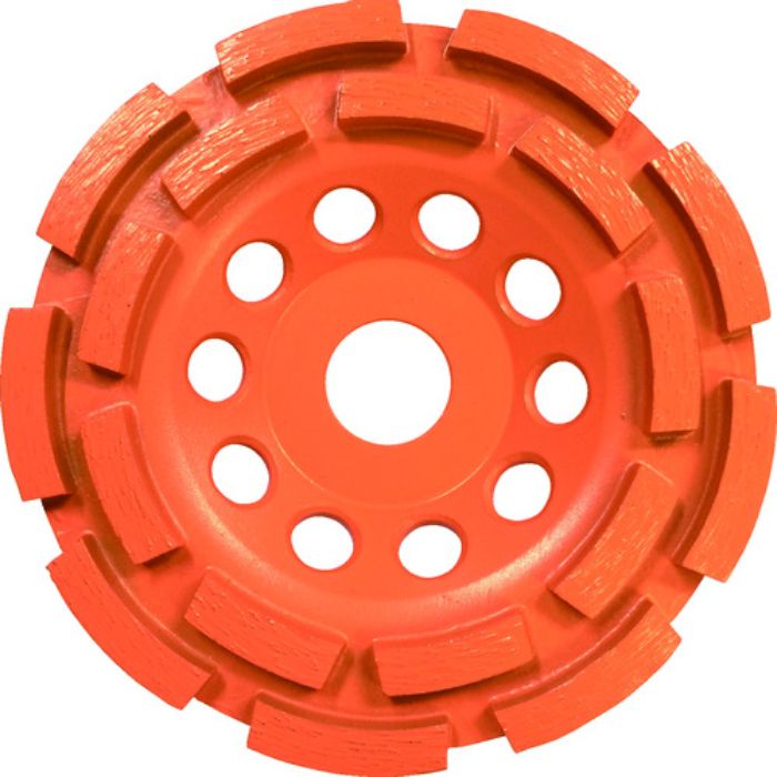 TRUSCO ダイヤモンドカップホイール Φ125X22 ダブルタイプ(Tcode:8366953)