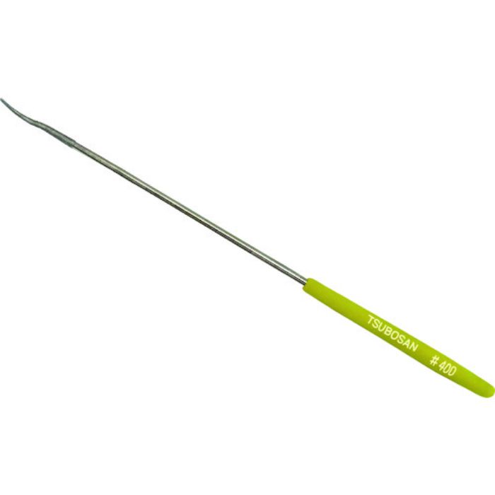 ツボサン ダイヤモンドヤスリ 片コテ カギ丸 #400(Tcode:8529118)