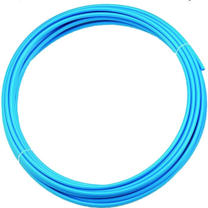 TRUSCO ポリウレタンチューブ 10X6.5mm 10m巻 青(Tcode:2316960)