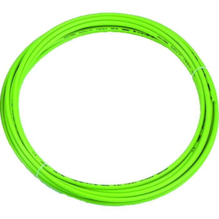 TRUSCO ポリウレタンチューブ 12X8.0mm 10m巻 ライトグリーン(Tcode:2317249)