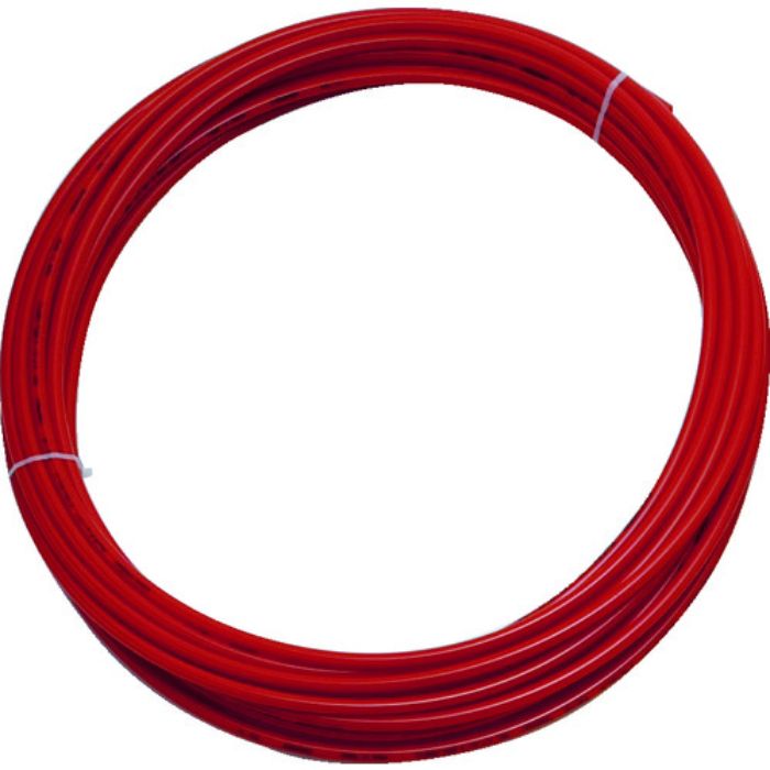 TRUSCO ポリウレタンチューブ 4X2.5mm 10m巻 レッド(Tcode:2317443)