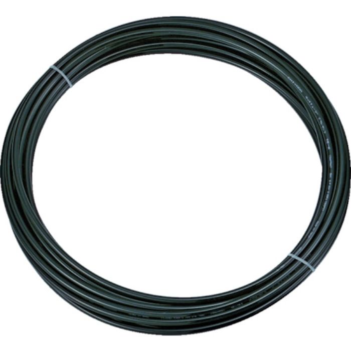 TRUSCO ポリウレタンチューブ 6X4.0mm 10m巻 黒(Tcode:2316587)