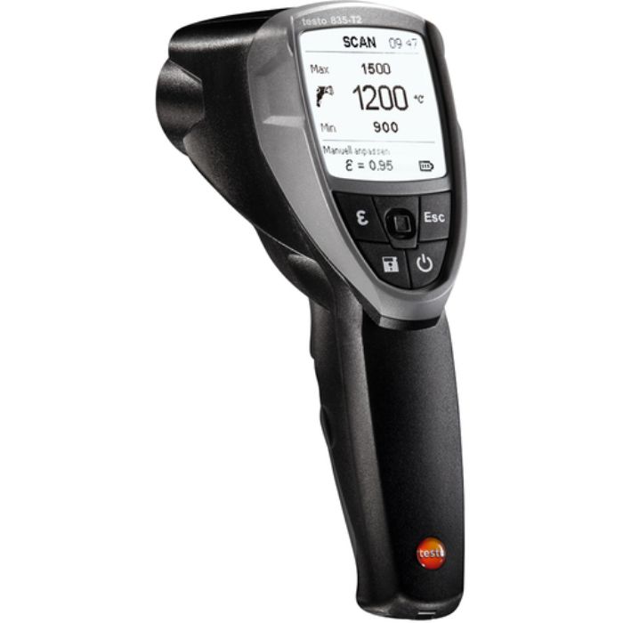 テストー 赤外放射温度計 testo 835-T1(高温用)(Tcode:7736941)