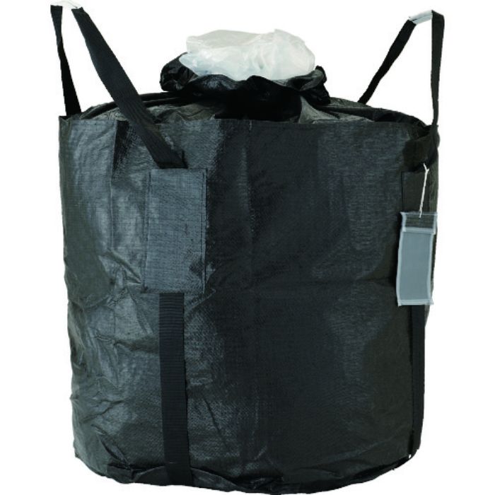 TRUSCO 高耐候性フレキシブルコンテナ 内袋付 Φ1100XH1100(最大充填量2t)(Tcode:1603593)