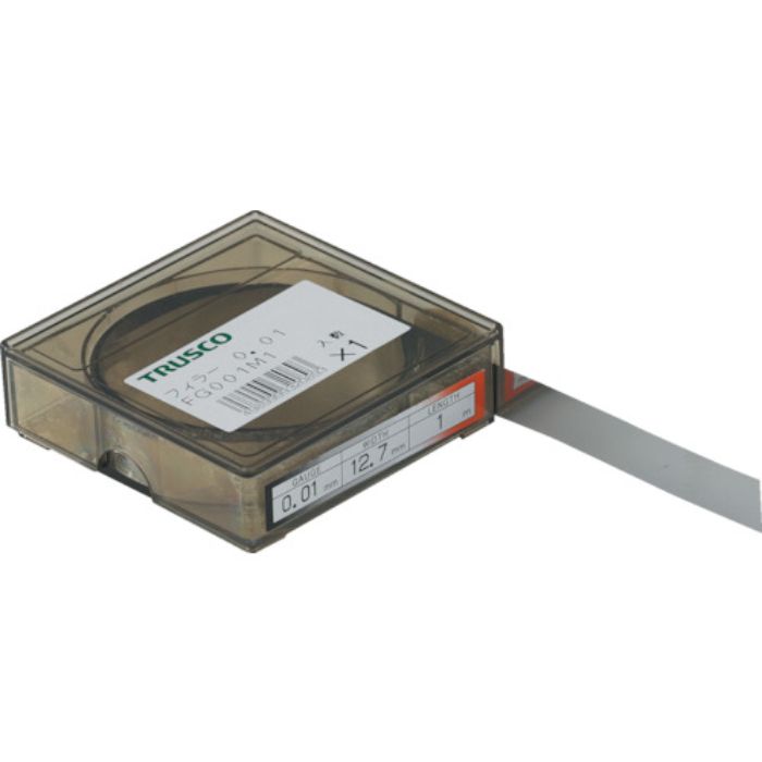 TRUSCO フィラーゲージ 0.01mm厚 12.7mmX1m ステンレス製(Tcode:2508036)