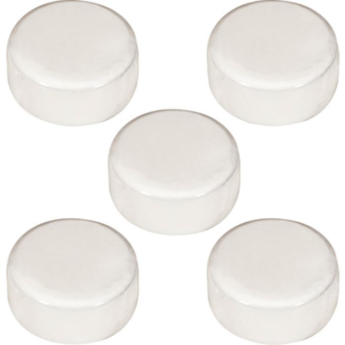 TRUSCO フェライトポリアミド磁石 Φ30 白 5個入(Tcode:4894596)