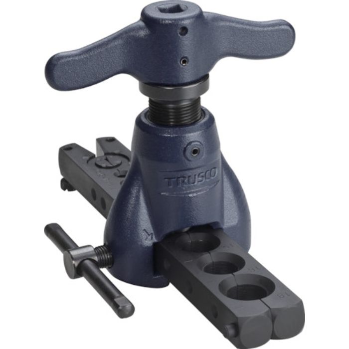 TRUSCO 手動・電動ドリル兼用フレアリングツール(ミリ)新冷媒対応(Tcode:4017733)