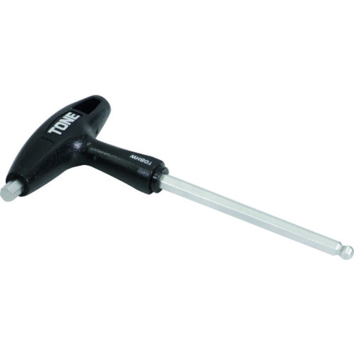 TONE ボールポイント六角棒レンチ(T形) グリップボールポイントヘキサゴンレンチ 対辺寸法5mm(Tcode:2178910)