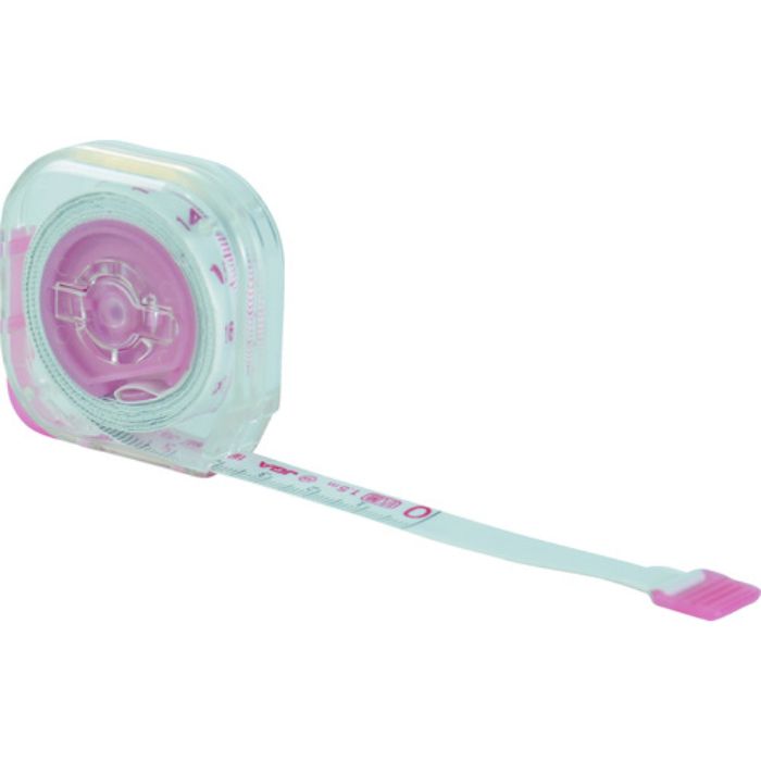 TRUSCO グラスファイバーメジャー 1.5m ピンク(Tcode:7621655)