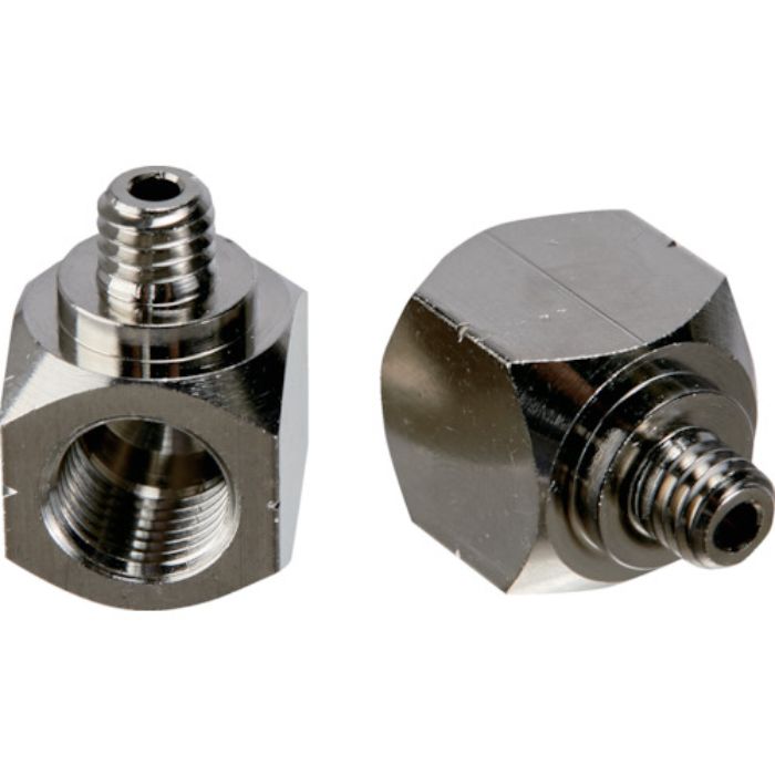 TRUSCO L型グリスニップル用変換継手 M6x1.0 2個入(Tcode:2578063)