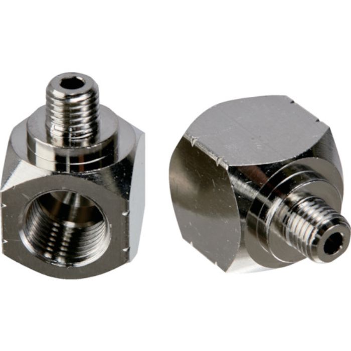 TRUSCO L型グリスニップル用変換継手 M6x0.75 2個入(Tcode:2578062)