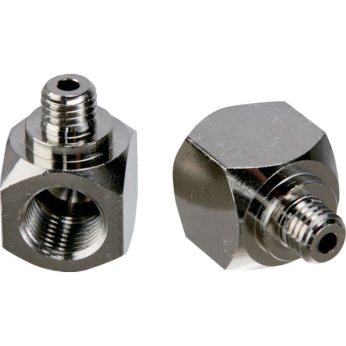 TRUSCO L型グリスニップル用変換継手 U1/4x28 2個入(Tcode:2578064)