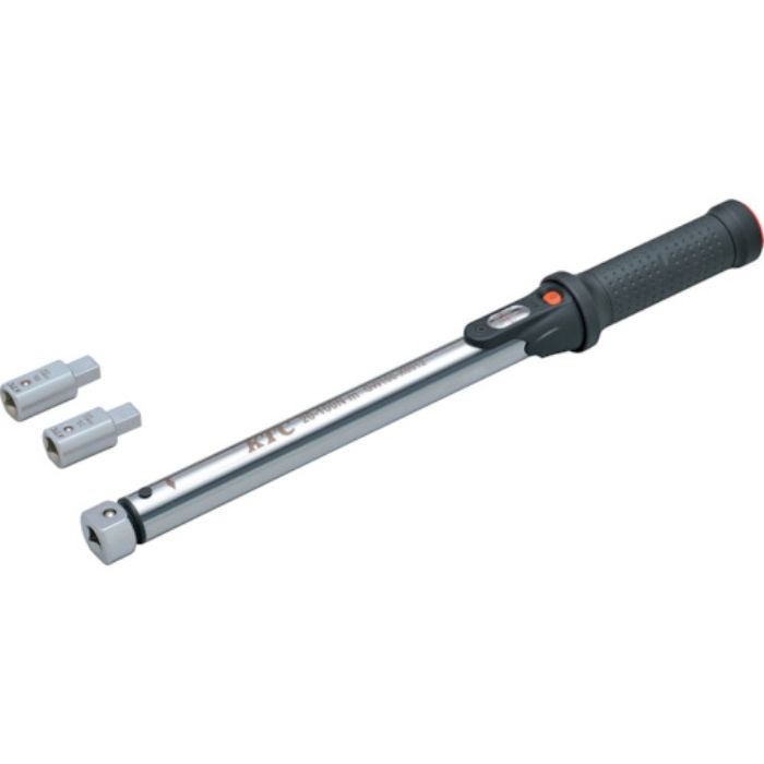 KTC 差込角9×12mm ヘッド交換式トルクレンチセット(デジタル式) トルク調整範囲20〜100N・m 全長415mm(Tcode:2554261)