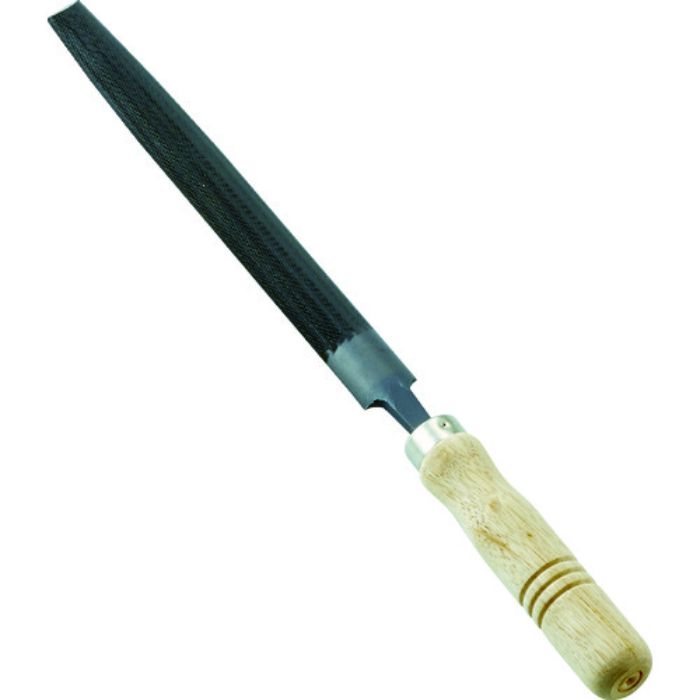 TRUSCO 鉄工用ヤスリ 木柄付 半丸 中目 刃長200(Tcode:1026231)