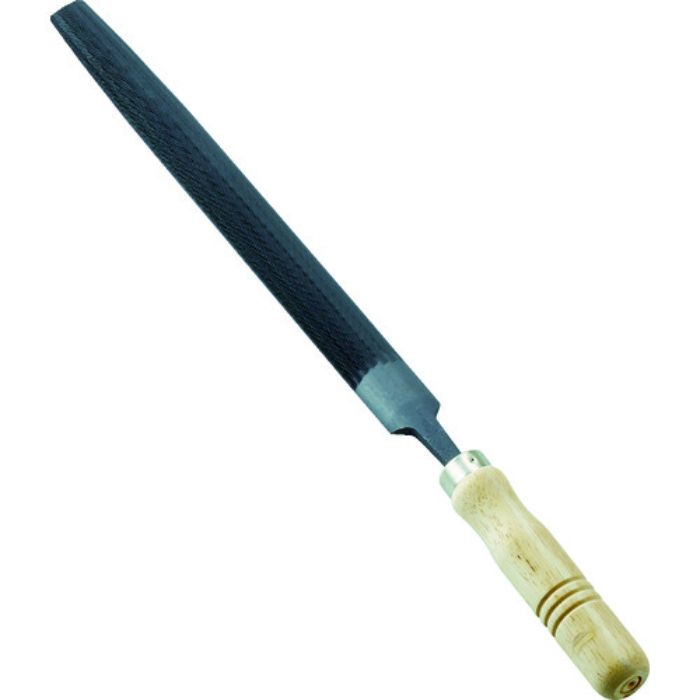 TRUSCO 鉄工用ヤスリ 木柄付 半丸 中目 刃長250(Tcode:1026232)