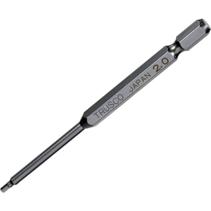 TRUSCO 六角ビット 100L 2.0mm(Tcode:5242305)