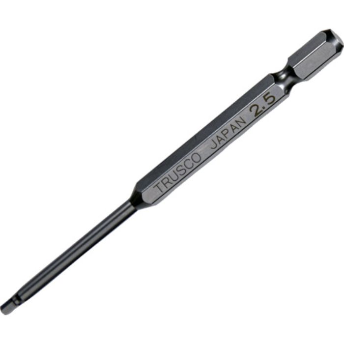 TRUSCO 六角ビット 100L 2.5mm(Tcode:5242309)