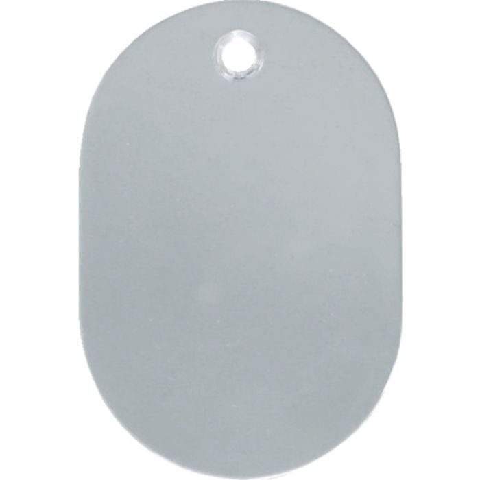 TRUSCO 小判札 大 60X40mm 5枚入 クリア(Tcode:2621471)