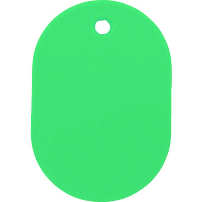 TRUSCO 小判札 大 60X40mm 5枚入 緑(Tcode:7792638)