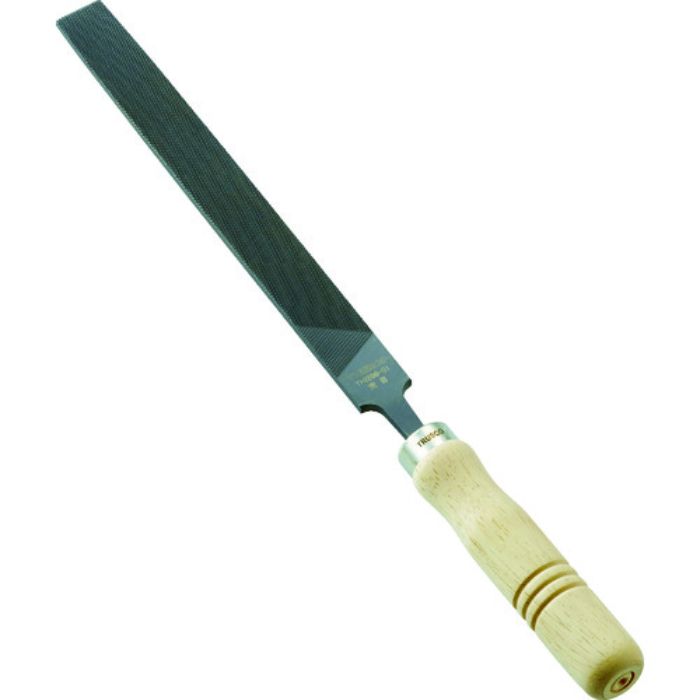 TRUSCO 鉄工用ヤスリ 木柄付 平 荒目 刃長200(Tcode:1026221)