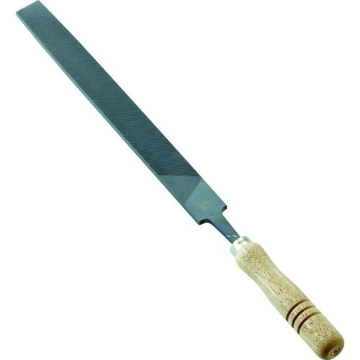 TRUSCO 鉄工用ヤスリ 木柄付 平 荒目 刃長300(Tcode:1026227)