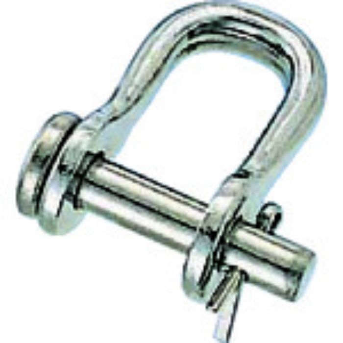 TRUSCO ワリピン式半丸シャックル ステンレス製 6mm (1個=1袋)(Tcode:3285944)