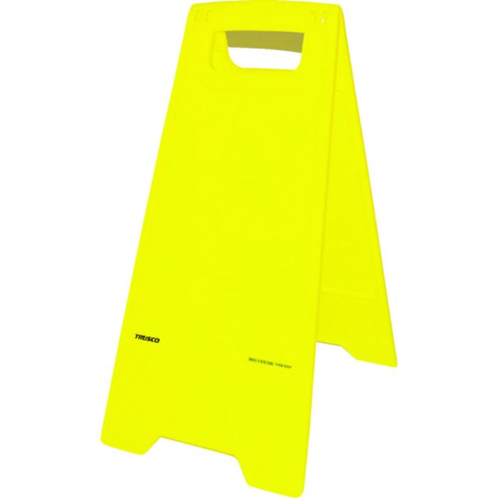TRUSCO フロアスタンド 黄 無地 幅300X奥行380X高さ610mm(Tcode:8191525)