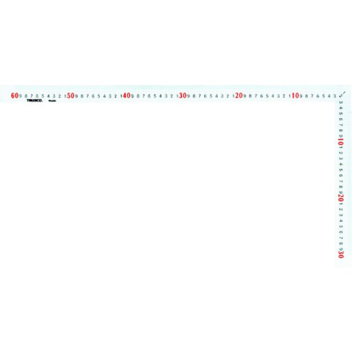 TRUSCO シルバー曲尺中金サイズ60cm×30cm(Tcode:4150864)