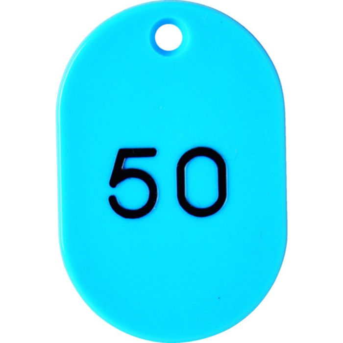 TRUSCO 番号入小判札 小 45X30 26〜50 空(Tcode:1162350)