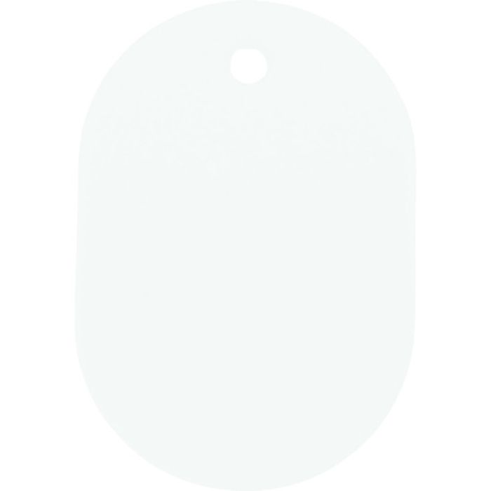 TRUSCO 小判札 小 45X30mm 5枚入 白(Tcode:7792514)